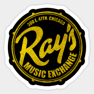 Ray's. Music Exchange Sticker
